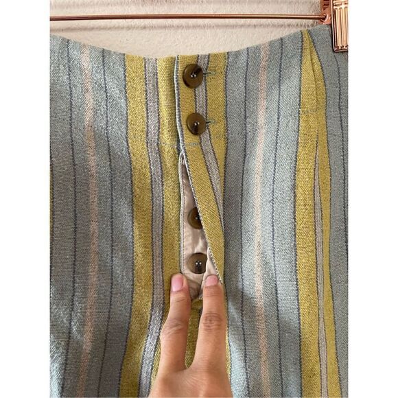 Soft Surroundings Caldera Striped Pants Linen Blend size 6 petite - Picture 3 of 6
